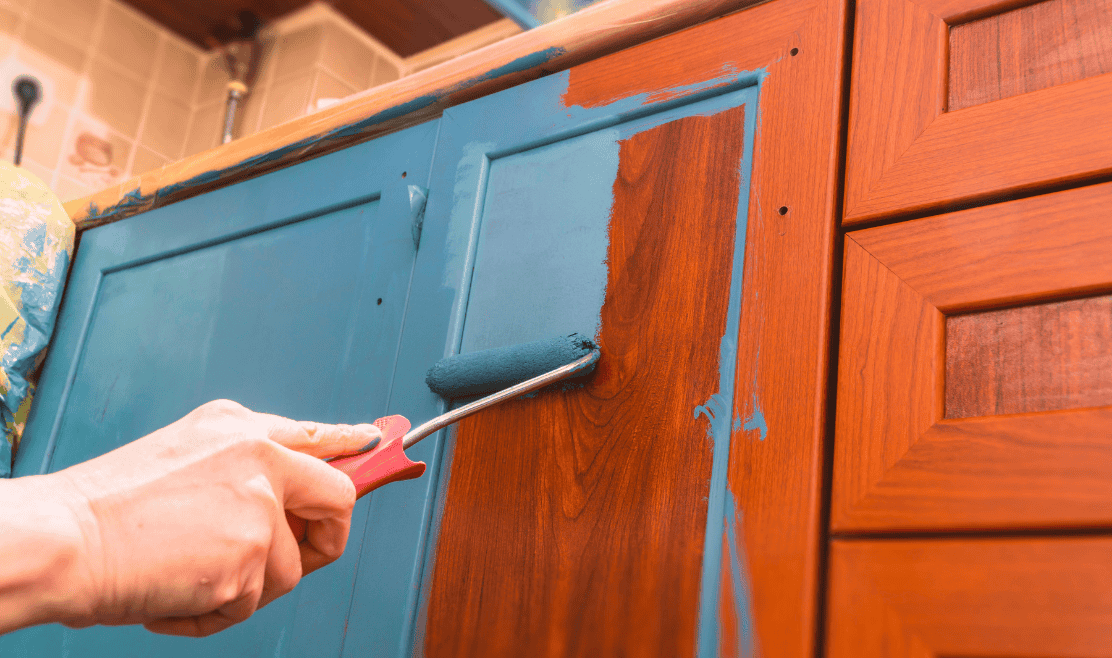 cabinet painting by colorbond painting